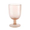 Wheel and Barrow Wine Glass Bubble Rose Pink 350Ml | Wine