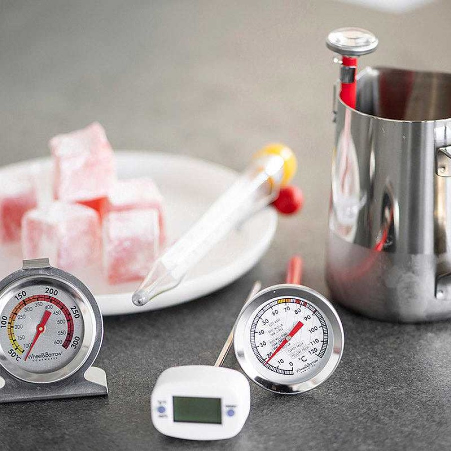 Wheel and Barrow Stainless Steel Oven Thermometer | Scales & Measures