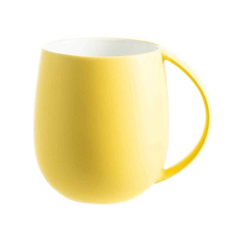 Wheel and Barrow Mug Matte Yellow | Coloured Mugs