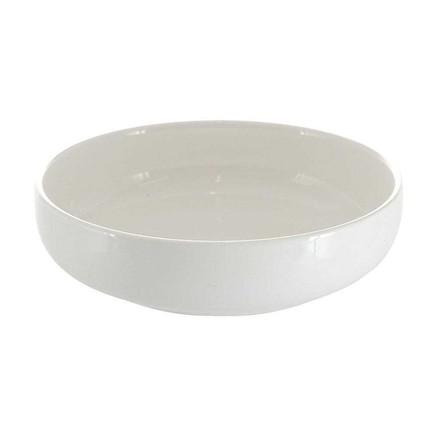 Wheel and Barrow Porcelain Bowl Round 21Cm White | Salad & Serving Bowls