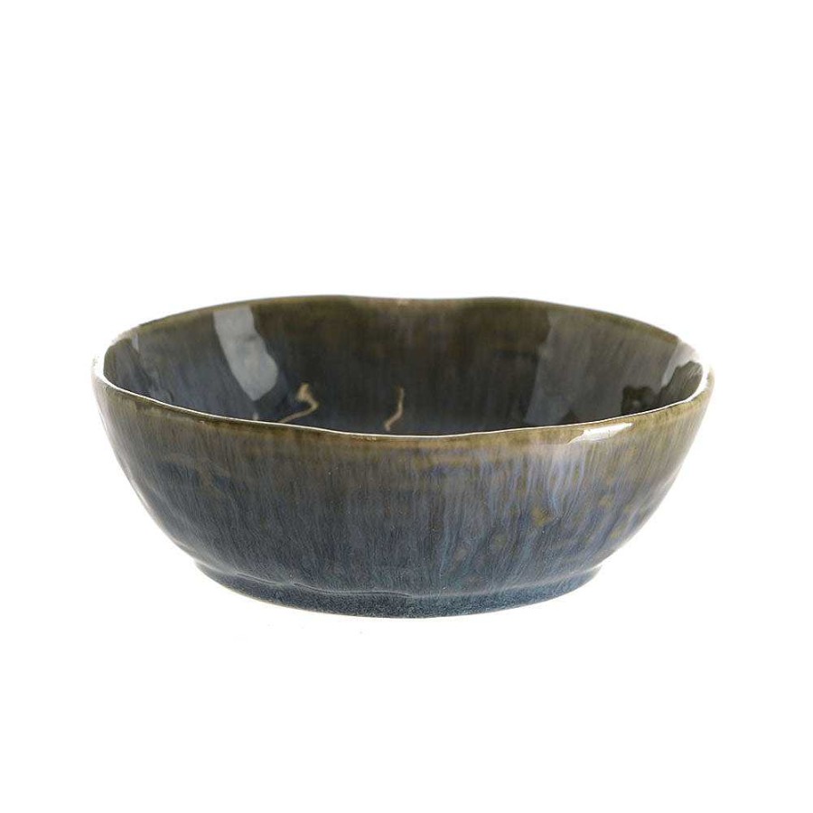 Wheel and Barrow Stoneware Bowl Atomic Blue 14X5Cm | Condiments