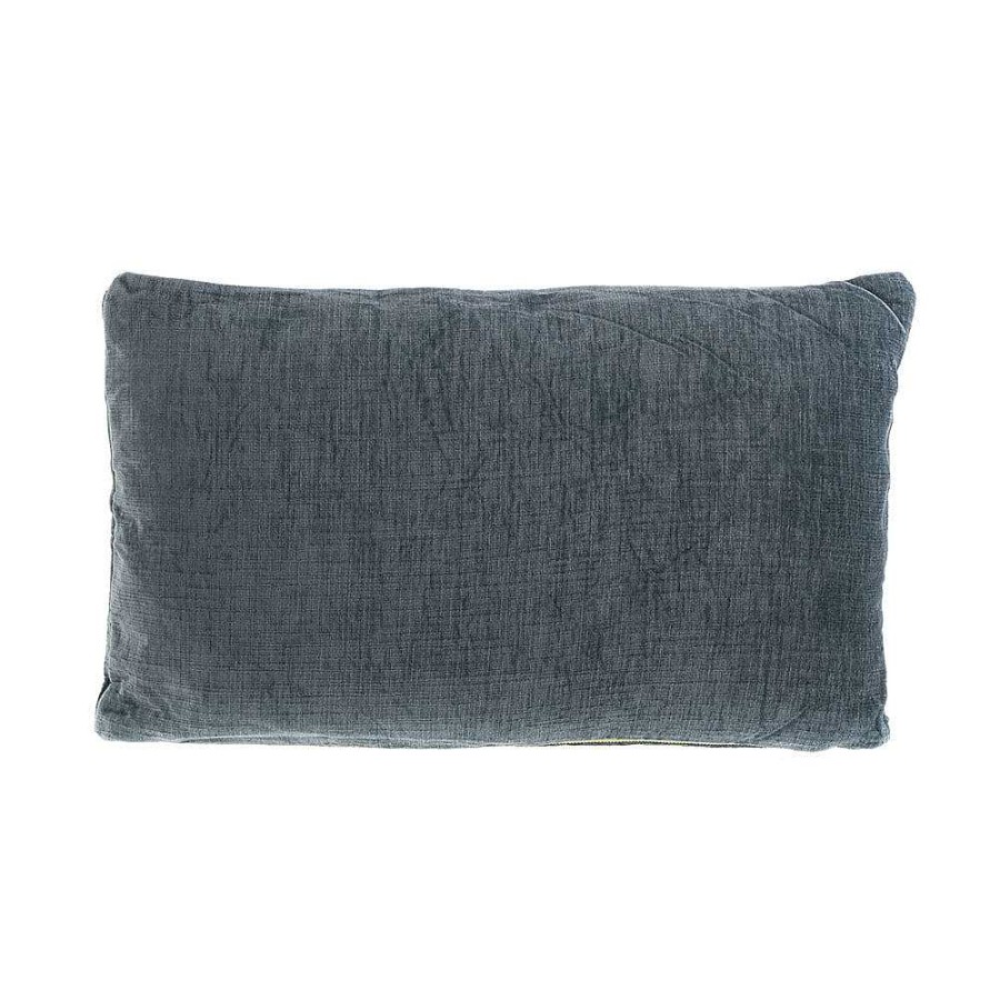 Wheel and Barrow Cushion Velvet Light Blue 30X50Cm | Cushions