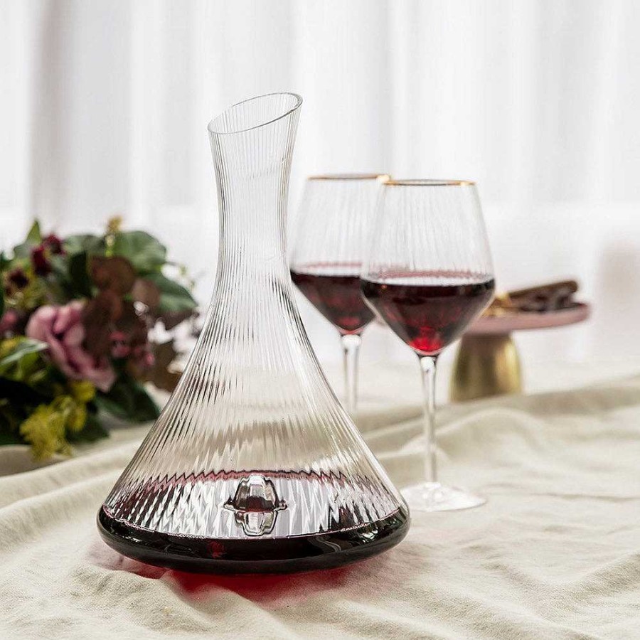 Wheel and Barrow Optic Decanter 2.3L | Decanters & Pitchers