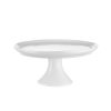 Wheel and Barrow Cake Plate With Lip 16Cm White | Wine & Cheese Tasting