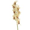 Wheel and Barrow Orchid Cymbidium Stem White & Red 76Cm | Artificial Florals