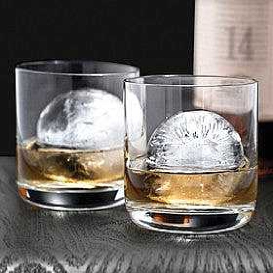 Wheel and Barrow Ice Mould Sphere Extra Large Set/2 | Whisky