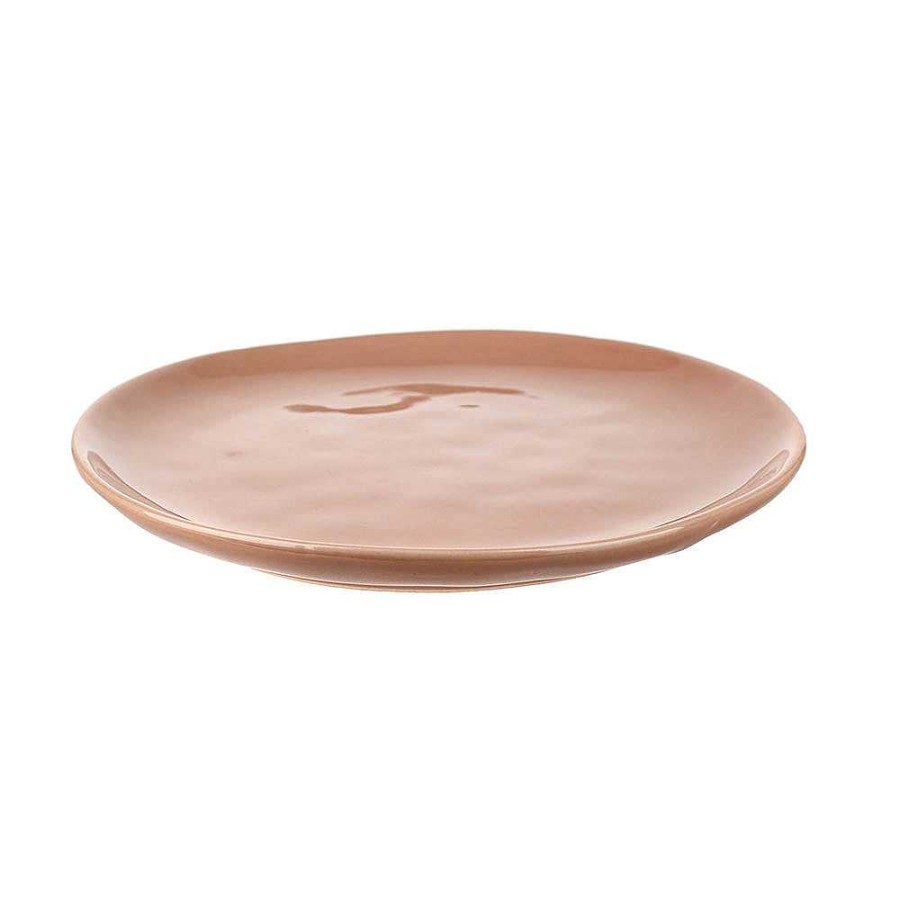 Wheel and Barrow Stoneware Side Plate Clay Pink 20Cm | Dinner Plates & Side Plates