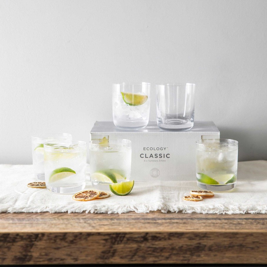 Wheel and Barrow Glass Tumbler Rona Classic 370Ml Set/6 | Cocktail