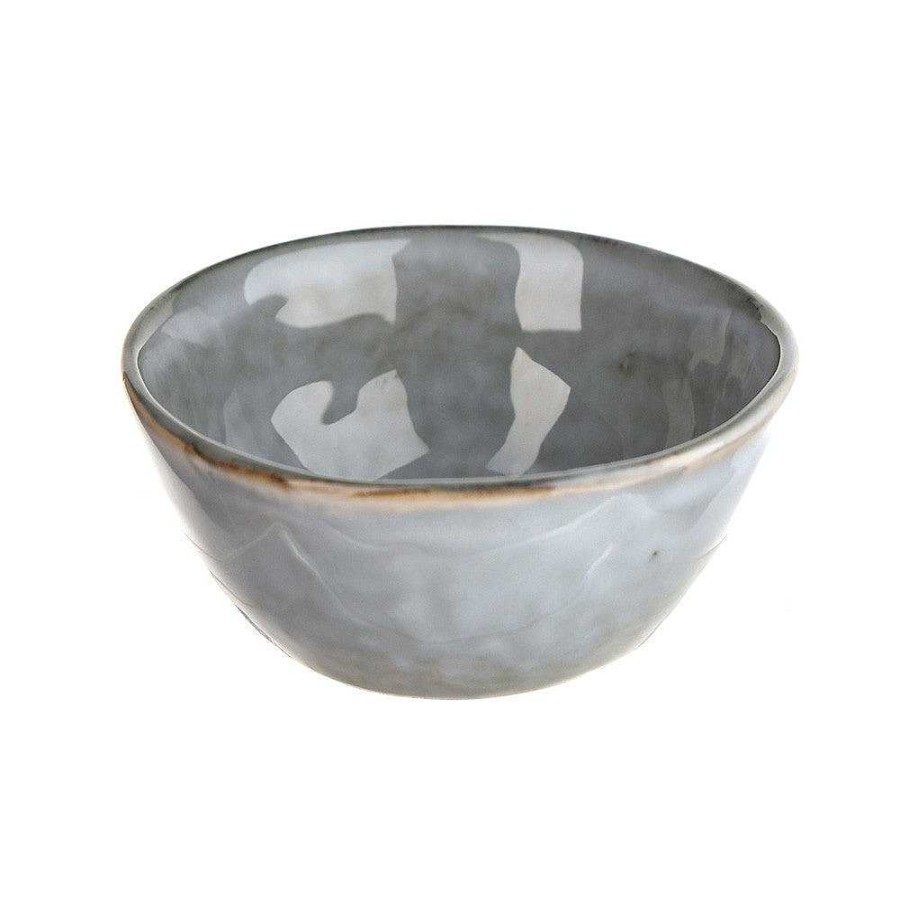 Wheel and Barrow Stoneware Dip Bowl Light Blue 8.5Cm | Wine & Cheese Tasting