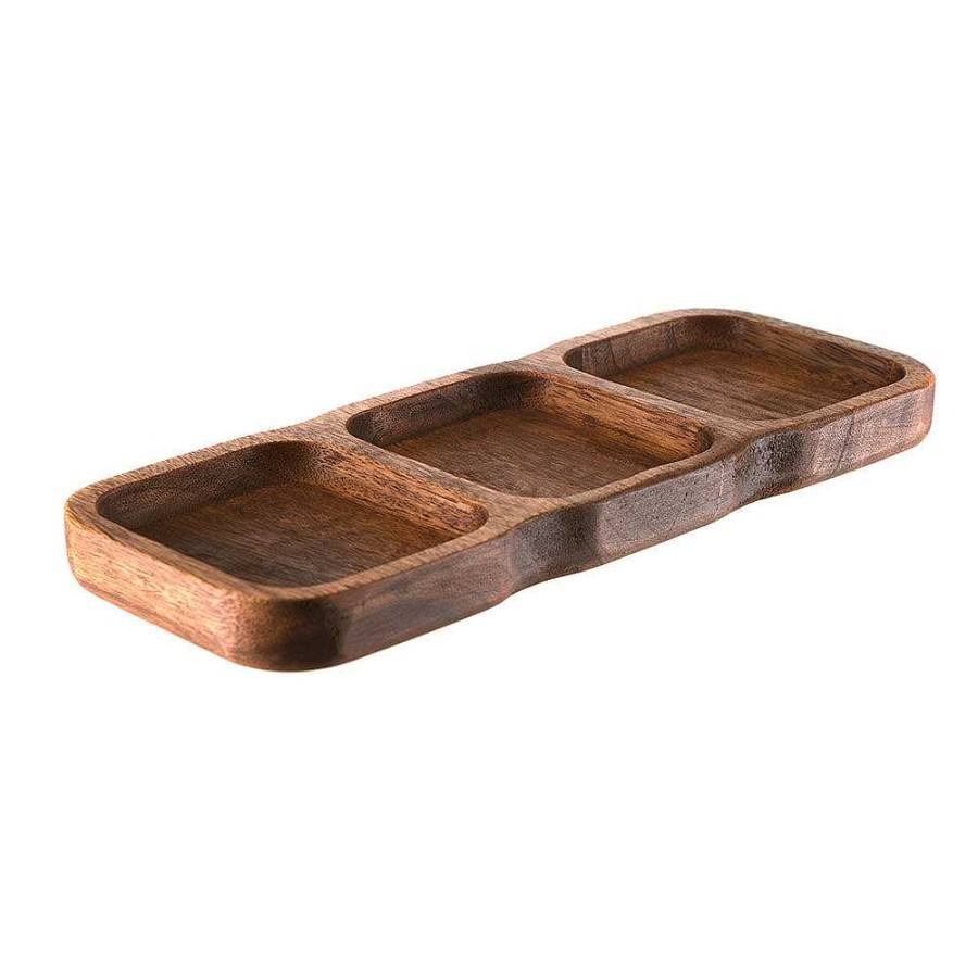 Wheel and Barrow Acacia Serving Tray 38X15X3Cm | Wine & Cheese Tasting