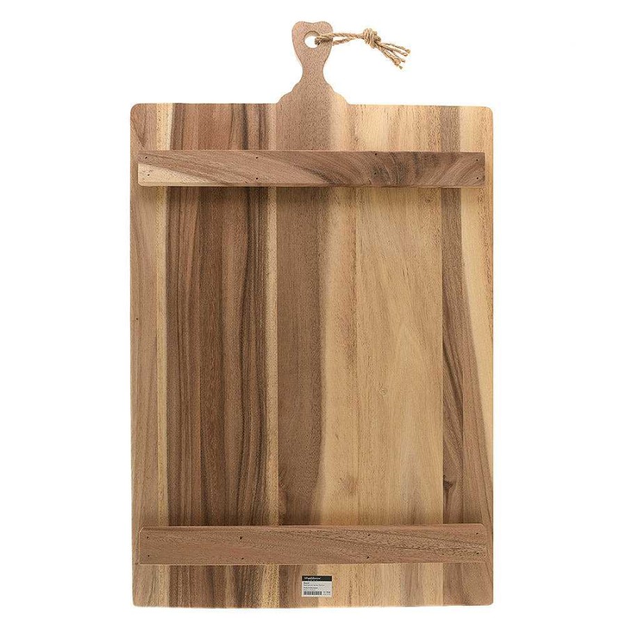 Wheel and Barrow Wood Board Rectangle With Handle 70X44Cm | Wine & Cheese Tasting