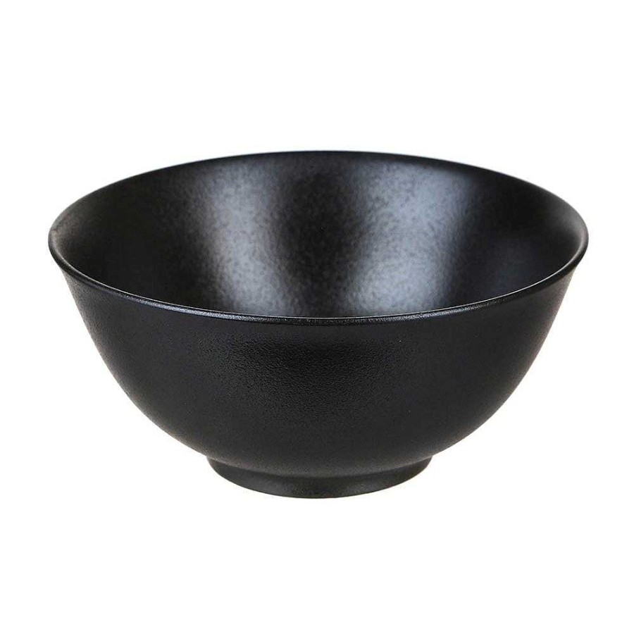 Wheel and Barrow Noodle Bowl Black 18X8Cm | Bowls