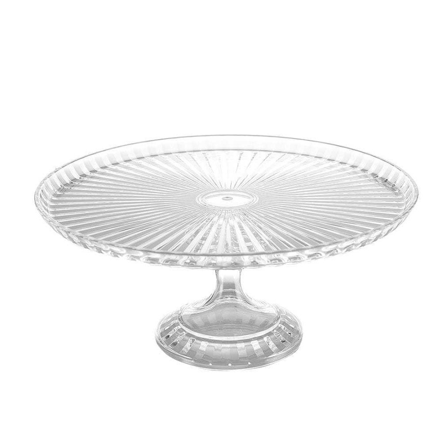 Wheel and Barrow Cut Acrylic Cake Stand & Dome 28X25.6Cm | Outdoor Servingware