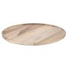 Wheel and Barrow Acacia Wood Tray Round 48Cm | Decorative Items