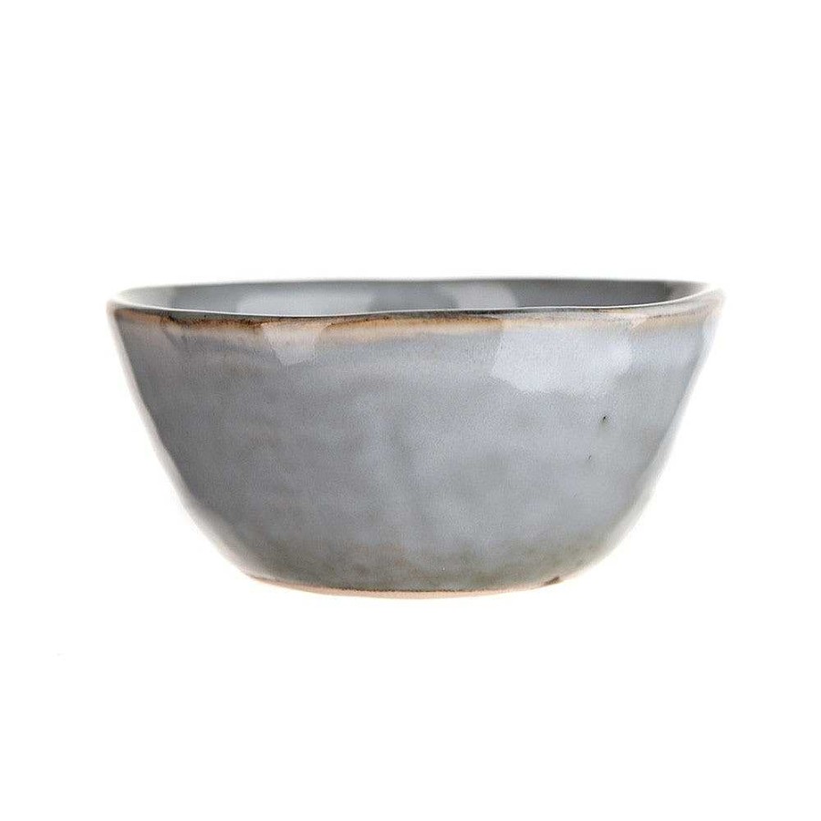 Wheel and Barrow Stoneware Dip Bowl Light Blue 8.5Cm | Wine & Cheese Tasting