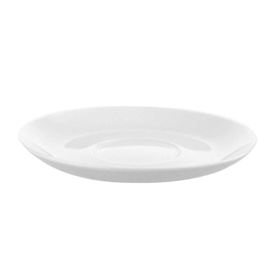 Wheel and Barrow Bone China Saucer For 240Ml Cup White | Cups & Saucers