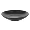 Wheel and Barrow Rice Plate Deep Black 25.4X5Cm | Bowls