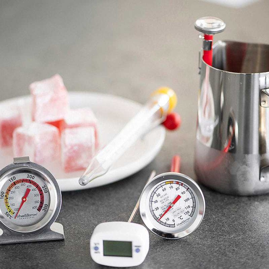 Wheel and Barrow Candy Thermometer Stainless Steel | Scales & Measures