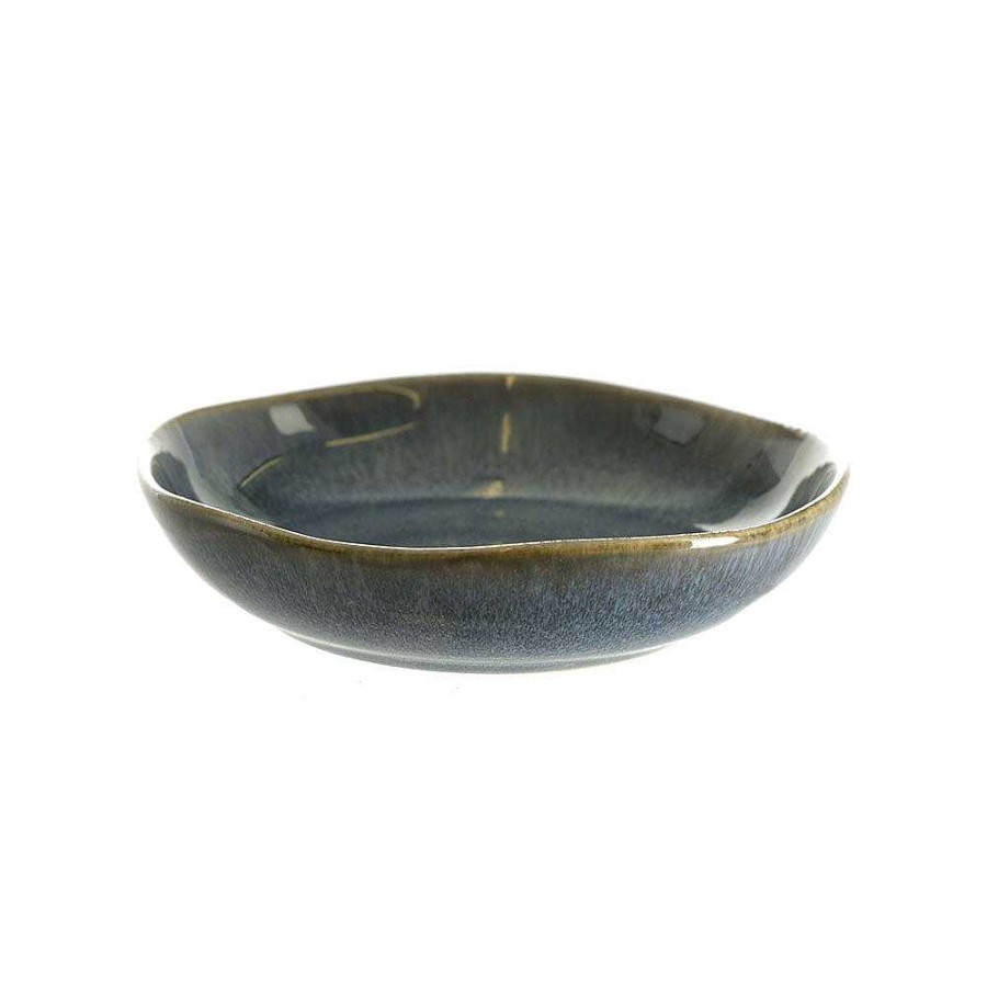 Wheel and Barrow Stoneware Bowl Atomic Blue 13X3Cm | Condiment & Dip Bowls