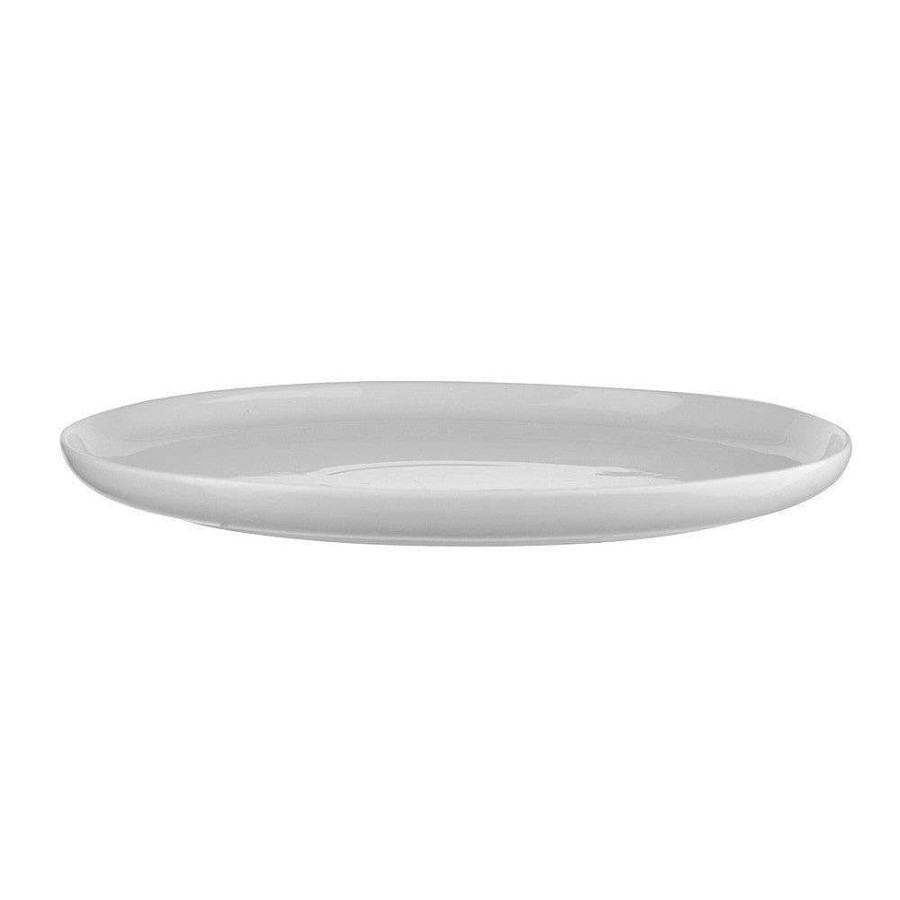 Wheel and Barrow Porcelain Platter Oval White 33Cm | Serving Platters