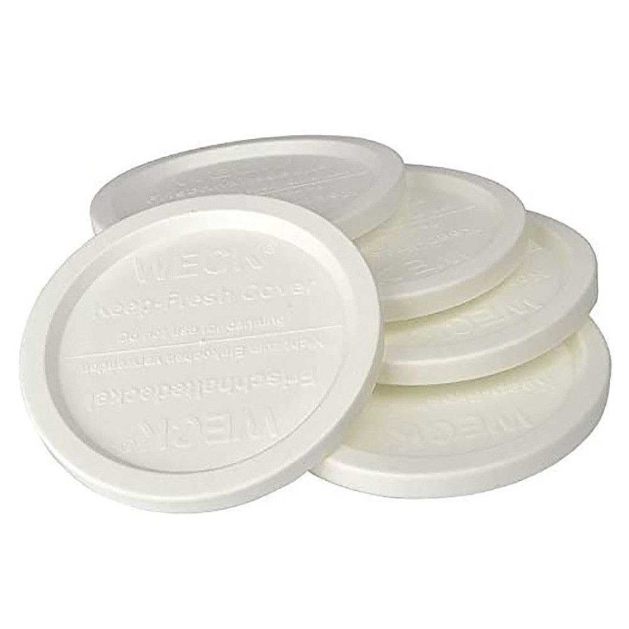 Wheel and Barrow Weck Plastic Lids 8Cm Set/5 | Kitchen Storage