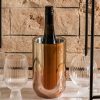 Wheel and Barrow Malibu Double Wall Wine Cooler Gold Ombre | Party Tubs & Wine Coolers