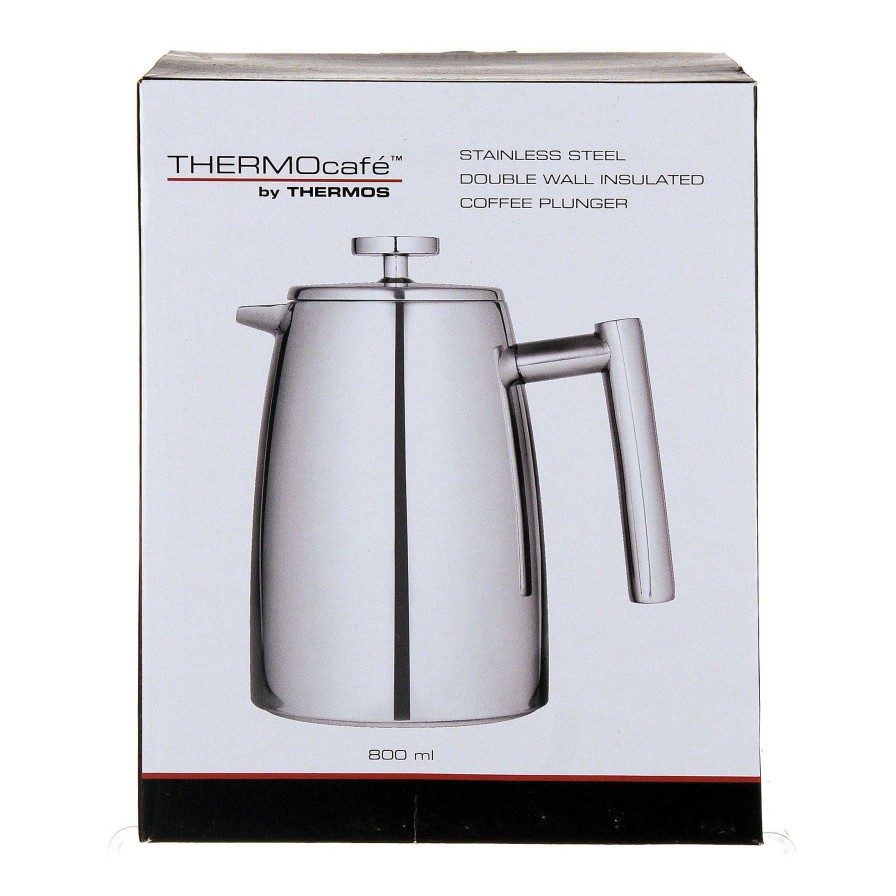 Wheel and Barrow Double Wall Coffee Plunger Stainless Steel 800Ml Avanti | Coffee Makers & Pots