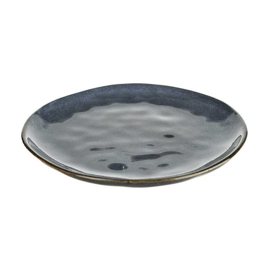 Wheel and Barrow Stoneware Side Plate Mediterranean Blue 20Cm | Dinner Plates & Side Plates