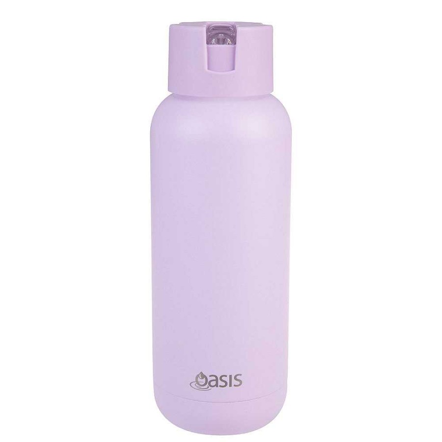 Wheel and Barrow Oasis Bottle Ceramic 1L Orchid | Hydration