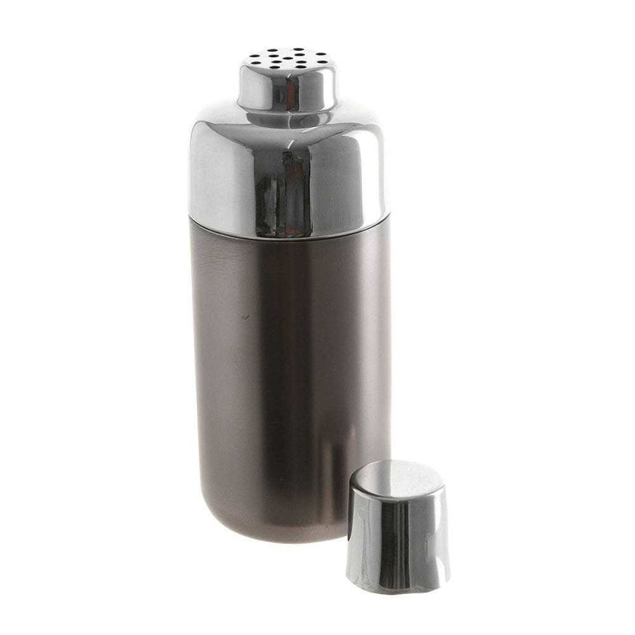 Wheel and Barrow Venice Cocktail Shaker Brushed Silver 500Ml | Rustic Silver Barware