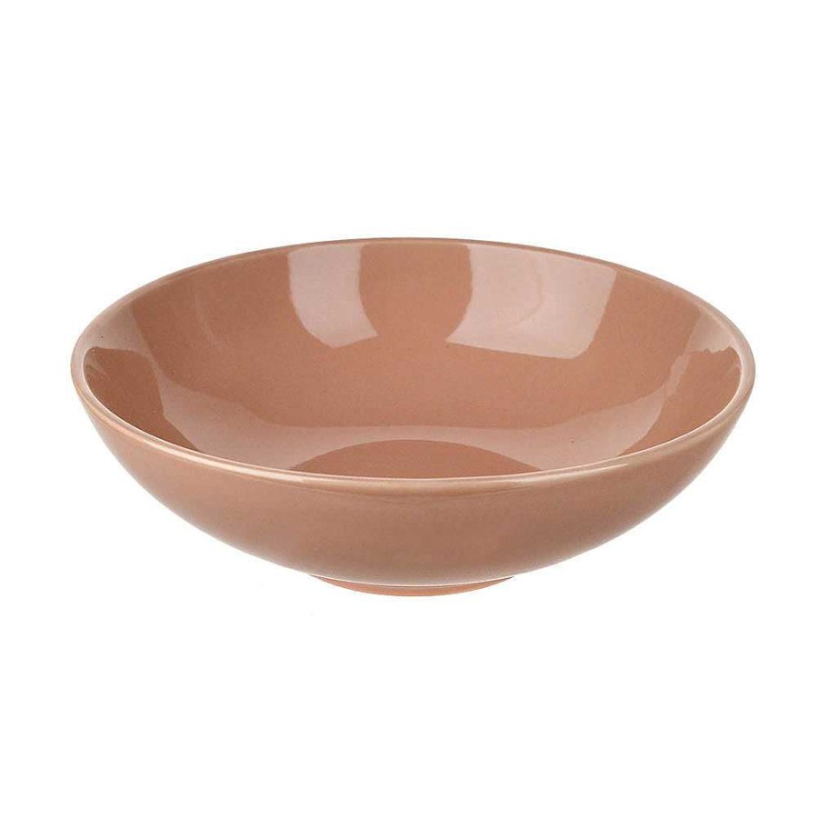 Wheel and Barrow Stoneware Bowl Clay Pink 20Cm | Stoneware