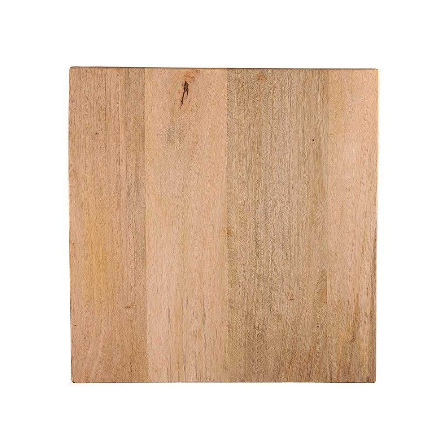 Wheel and Barrow Mango Wood Board Square 38X38X2.5Cm | Chopping Boards