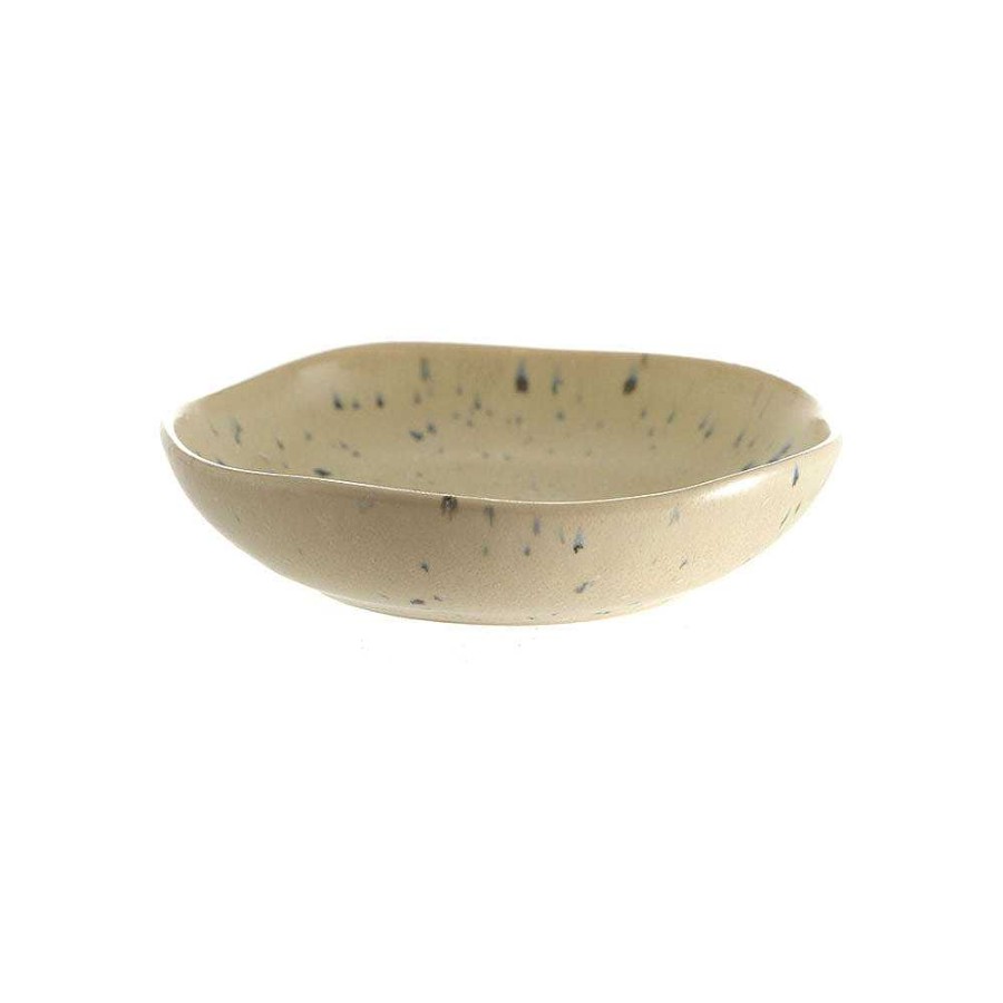 Wheel and Barrow Stoneware Bowl Matte Speckle Cream 13X3Cm | Condiment & Dip Bowls