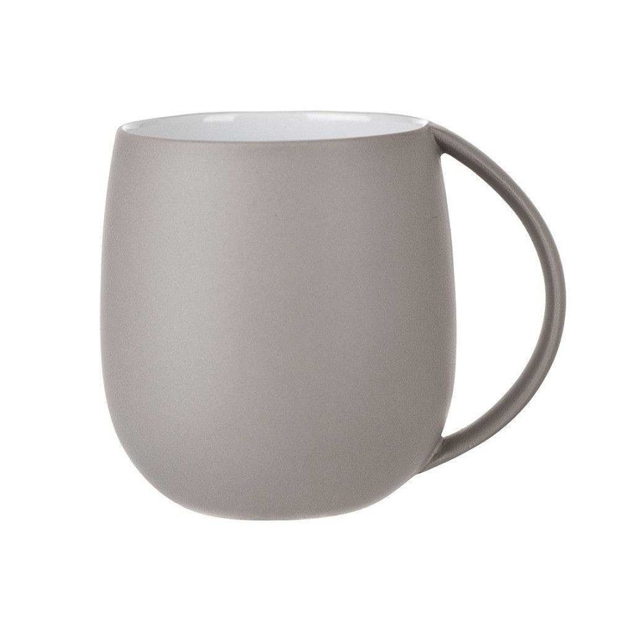 Wheel and Barrow Mug Matt Taupe 400Ml | Mugs