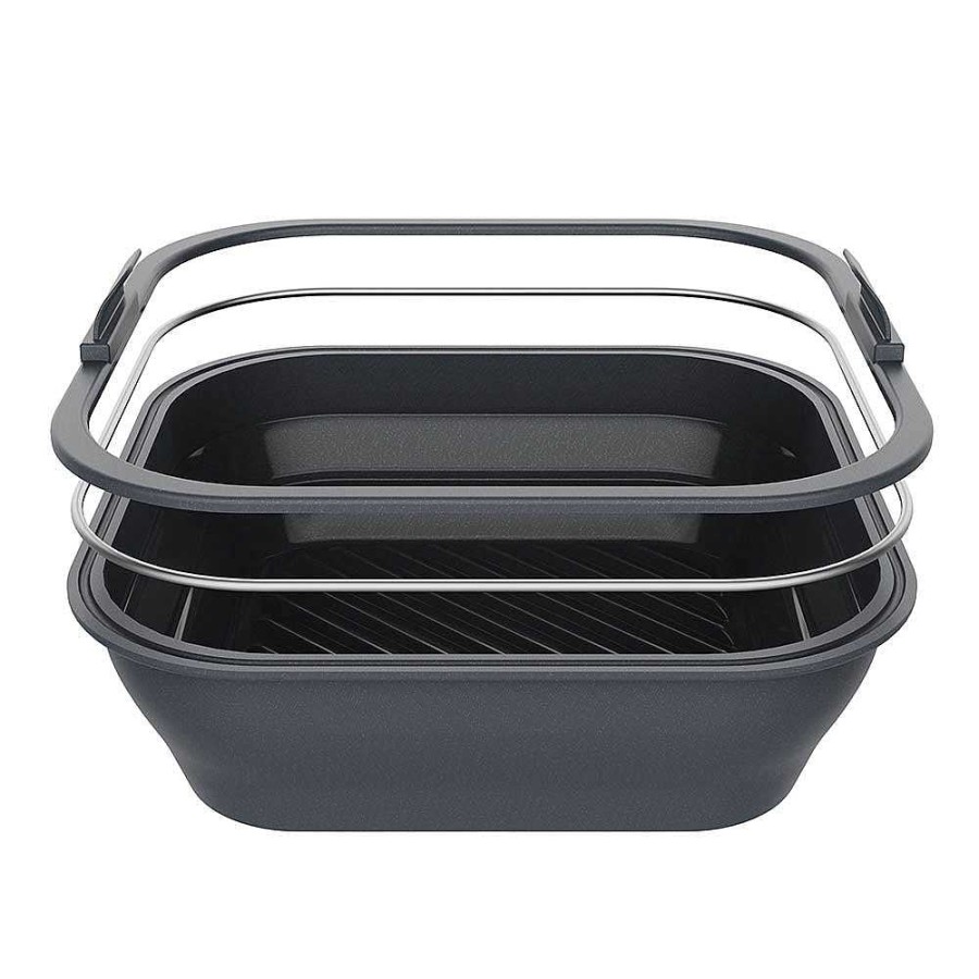 Wheel and Barrow Silicone Air Fryer Collapsible Basket 22Cm | Air Fryer Accessories