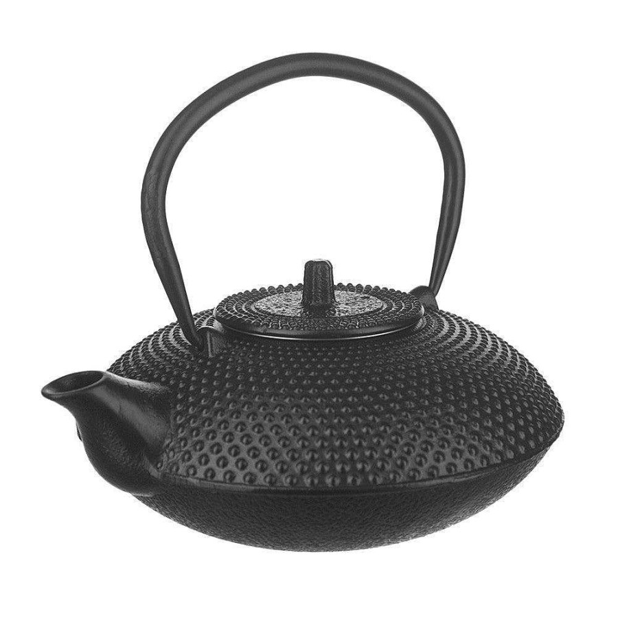 Wheel and Barrow Cast Iron Teapot 700Ml Black | Teapots