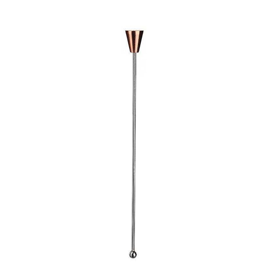 Wheel and Barrow Stirrer Copper Tip 21Cm | Bar Tools & Accessories