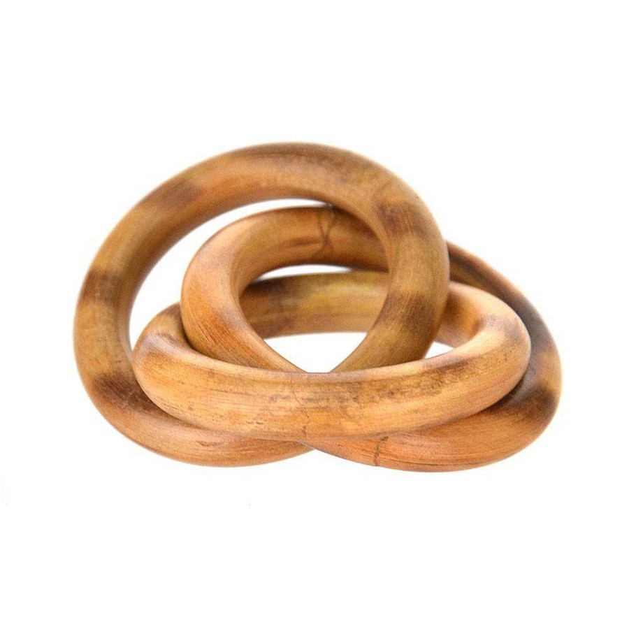 Wheel and Barrow Interlinked Wooden Napkin Ring | Napkin Rings