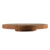 Wheel and Barrow Acacia Wood Lazy Susan 31.5X4Cm | Serving Platters