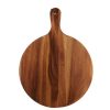 Wheel and Barrow Chefs Pizza Board Round 38X50.5X1Cm | Wooden Boards