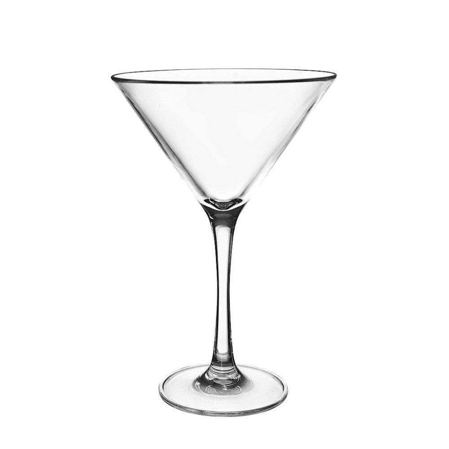 Wheel and Barrow Poly Carb Martini Glass 275Ml | Outdoor Drinkware