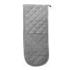 Wheel and Barrow Stone Wash Double Oven Mitt Grey | Mitts