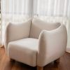 Wheel and Barrow Chair Cloud Cream Teddy 91.5X81X72Cm | Furniture