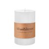 Wheel and Barrow Pillar Candle White 10X15Cm | Candles & Home Fragrance