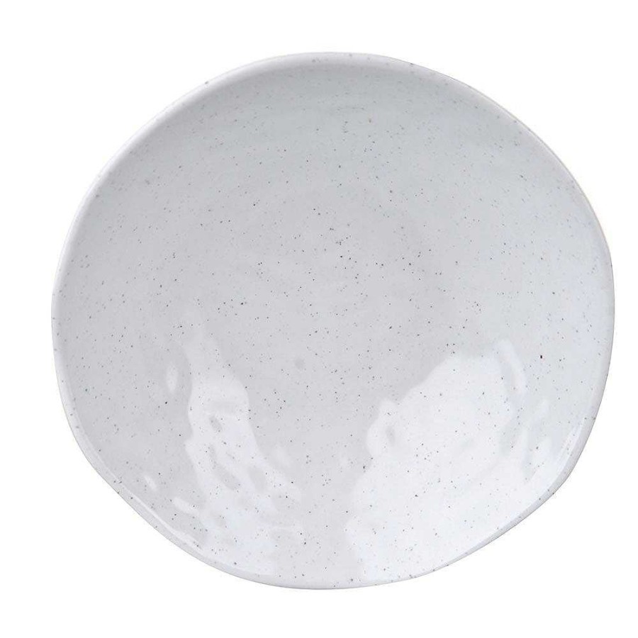 Wheel and Barrow Melamine Bowl 19Cm Speckle White | Melamine