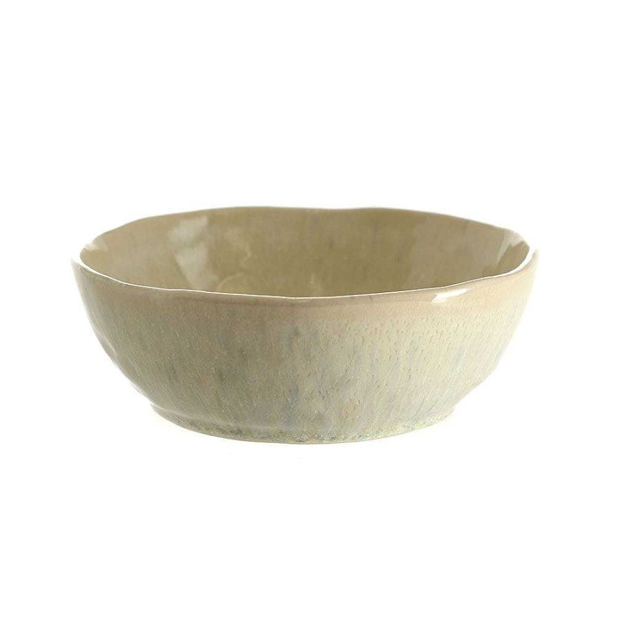 Wheel and Barrow Stoneware Bowl Matte Speckle Cream 14X5Cm | Condiments