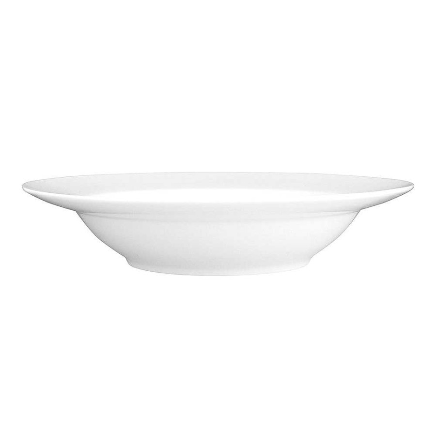 Wheel and Barrow Porcelain Bowl With Rim 23Cm White | Bowls