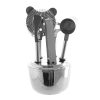 Wheel and Barrow Manhattan Bar Tool Set Stainless Steel | Bar Tools & Accessories