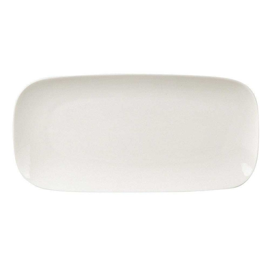 Wheel and Barrow Bone China Platter 34X17Cm White | Serving Platters