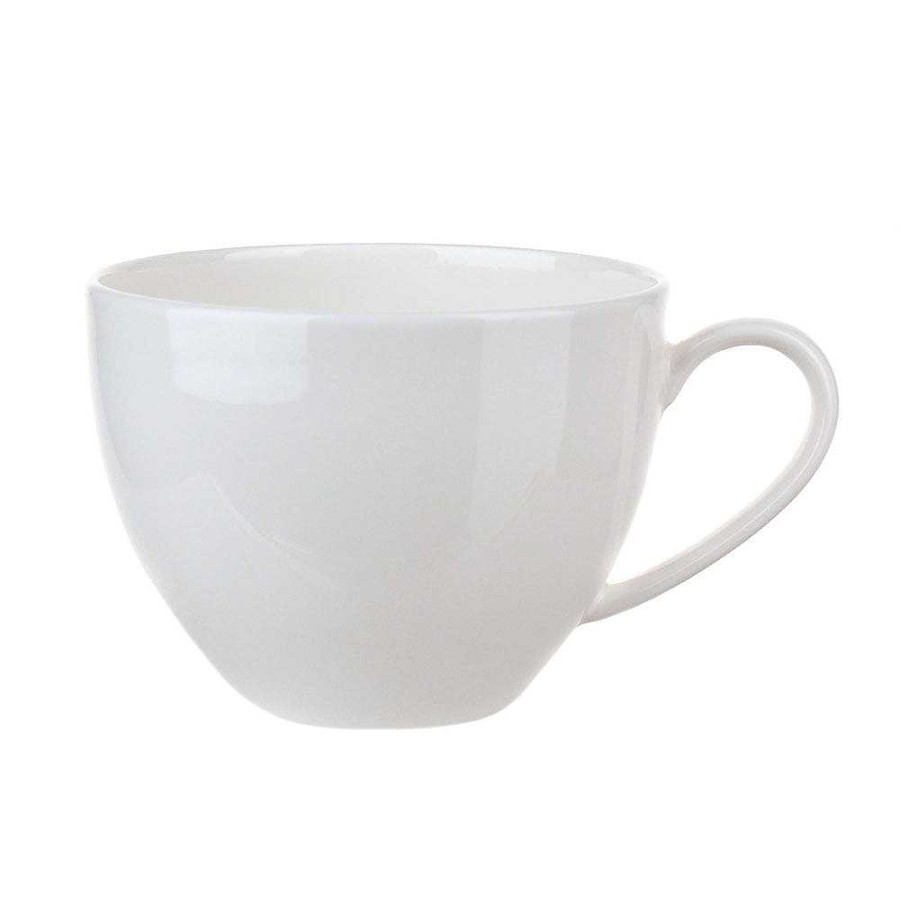 Wheel and Barrow Bone China Tea Cup 240Ml White | Cups & Saucers